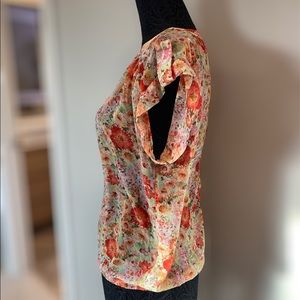 Zara floral blouse XS